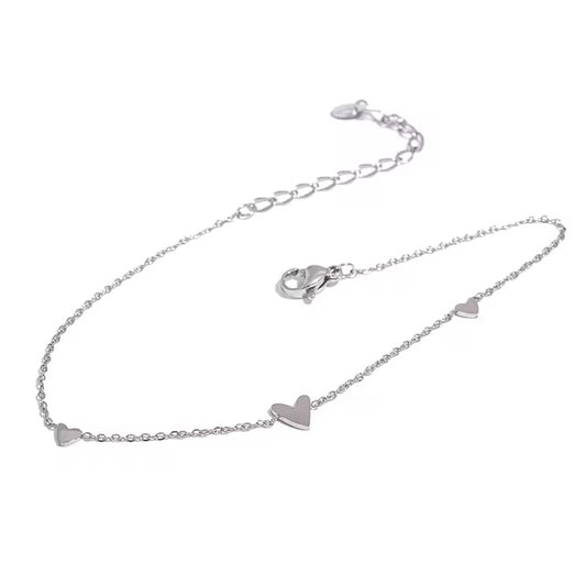 Love on Repeat Anklet - 18K Gold Plated Gold Anklet for Women | ENNVY