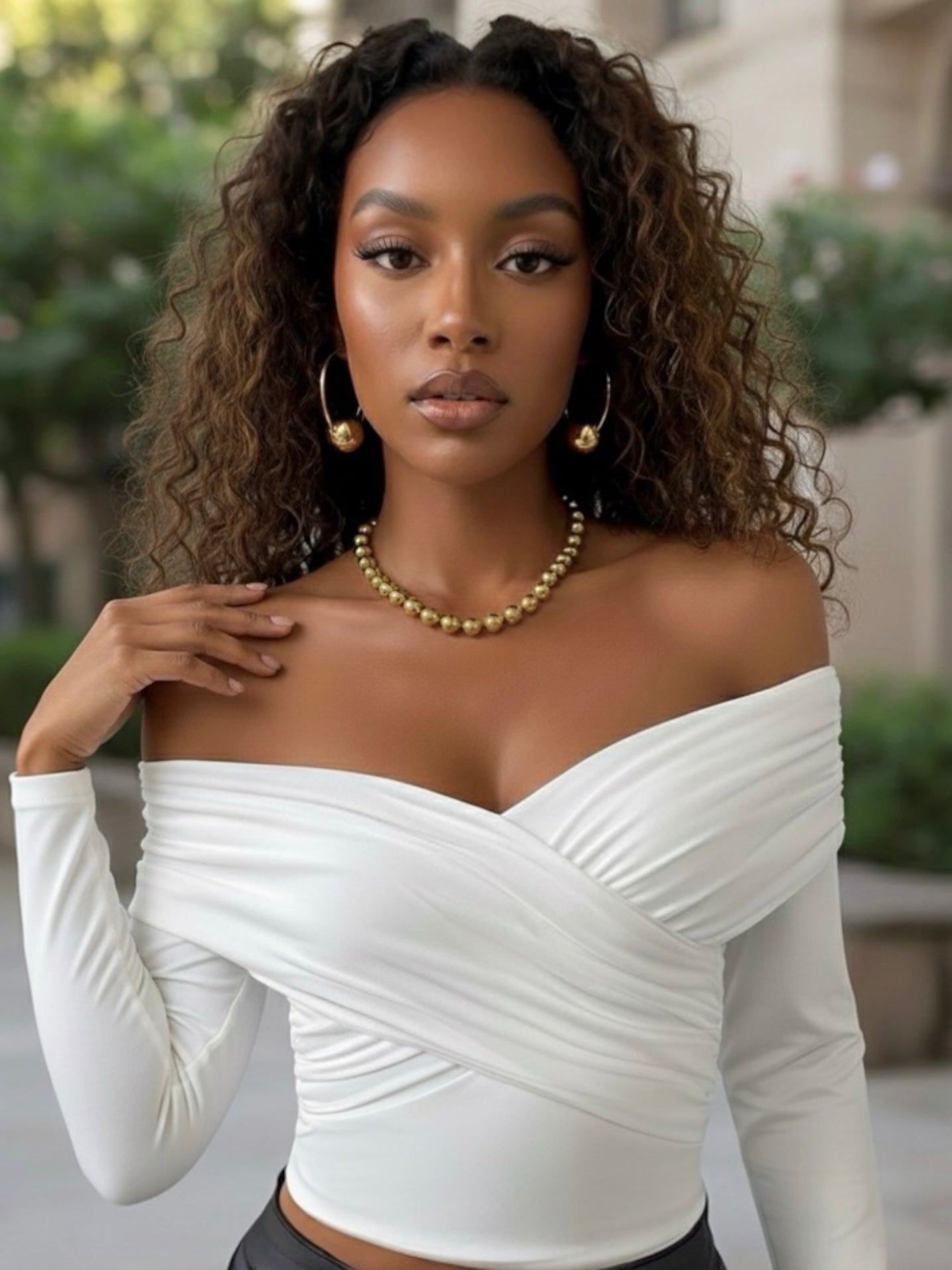 She's A Vibe Hoops - 18K Gold Plated Hoop Earrings for Women | ENNVY