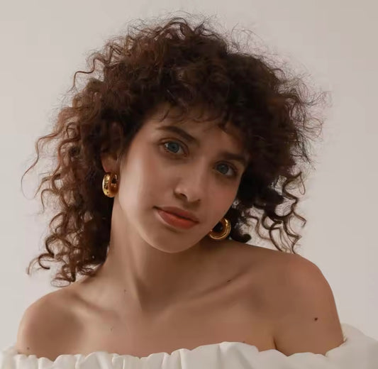 Boldly Beautiful Hoops - 18K Gold Plated Hoop Earrings for Women | ENNVY