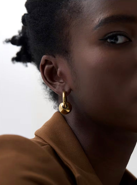 Bold Women Only Hoops - 18K Gold Plated Hoop Earrings for Women | ENNVY