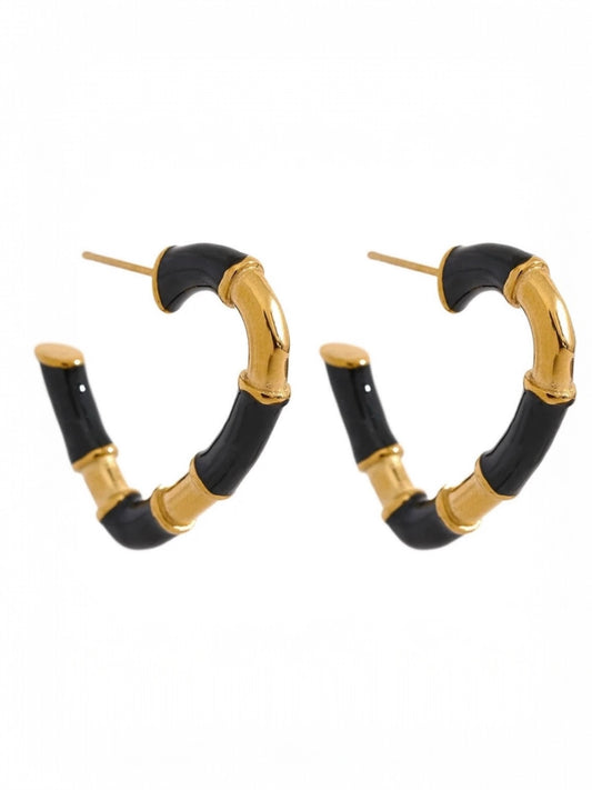 Love Simply Hoops - 18K Gold Plated Hoop Earrings for Women | ENNVY