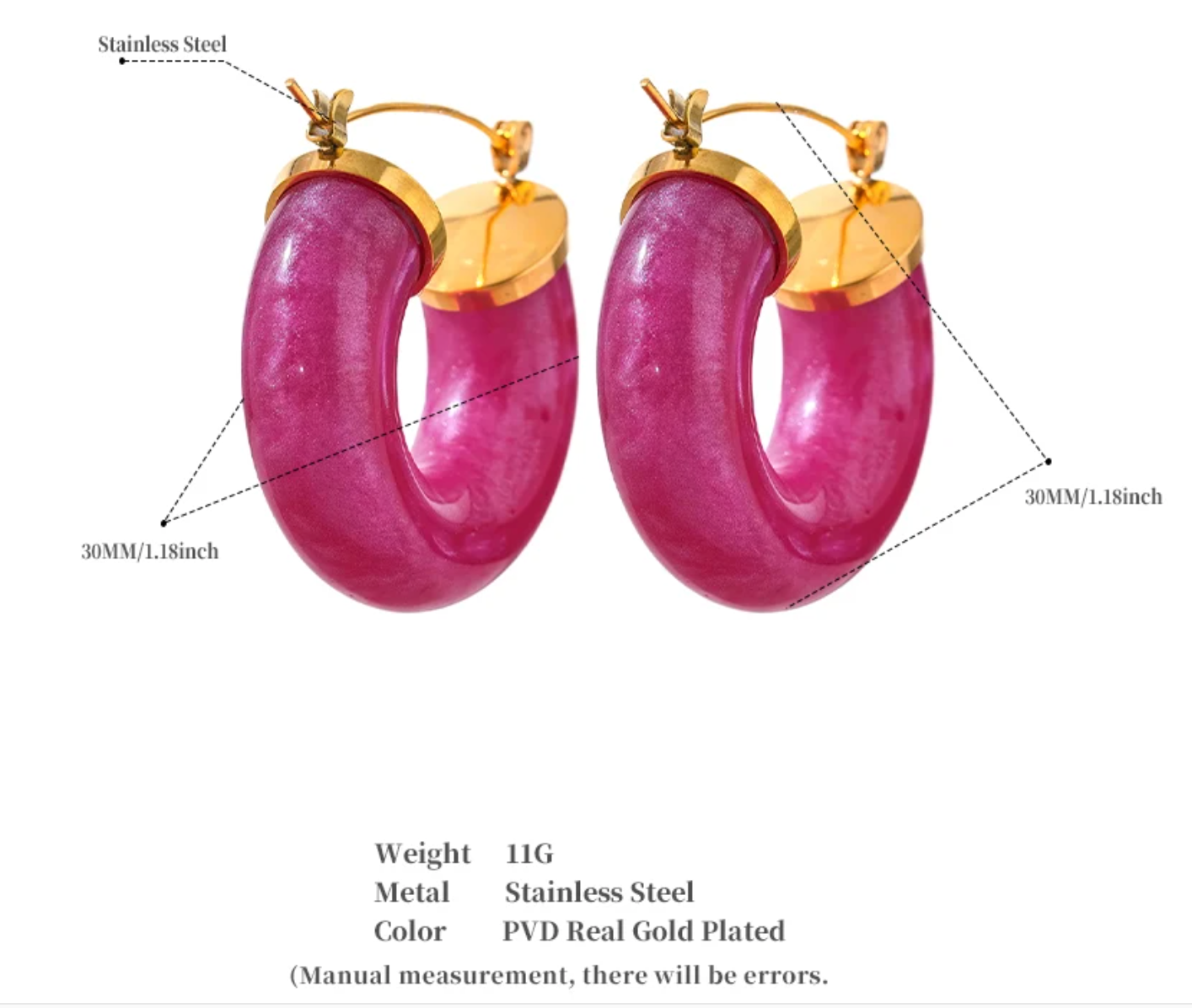 Can't Miss Hoops - 18K Gold Plated Hoop Earrings for Women | ENNVY