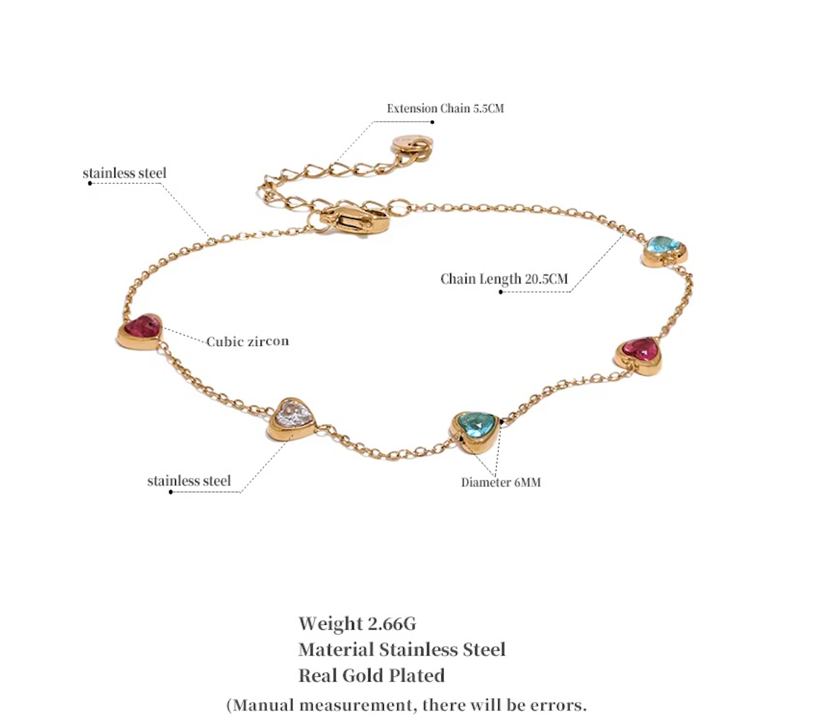 Love on Lock Anklet - 18K Gold Plated Gold Anklet for Women | ENNVY