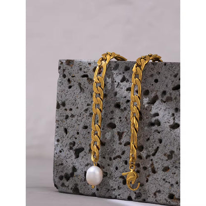 Power in Pearls Anklet - 18K Gold Plated Gold Anklet for Women | ENNVY