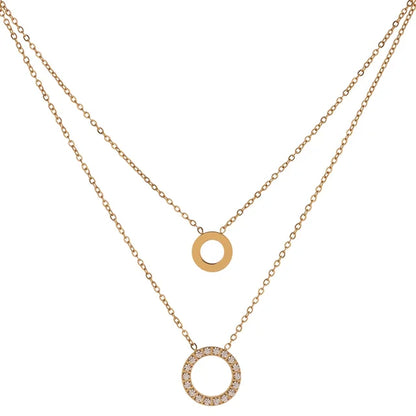Still Me, Always Layered Necklace - 18K Gold Plated Layered Necklace for Women | ENNVY