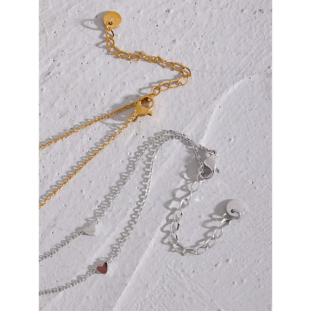 Love on Repeat Anklet - 18K Gold Plated Gold Anklet for Women | ENNVY