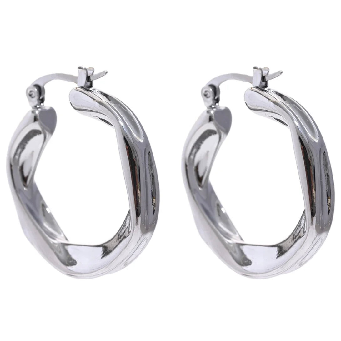 Heidi Hoops - 18K Gold Plated Hoop Earrings for Women | ENNVY