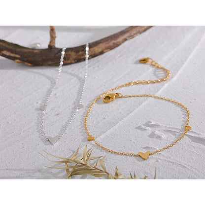 Love on Repeat Anklet - 18K Gold Plated Gold Anklet for Women | ENNVY