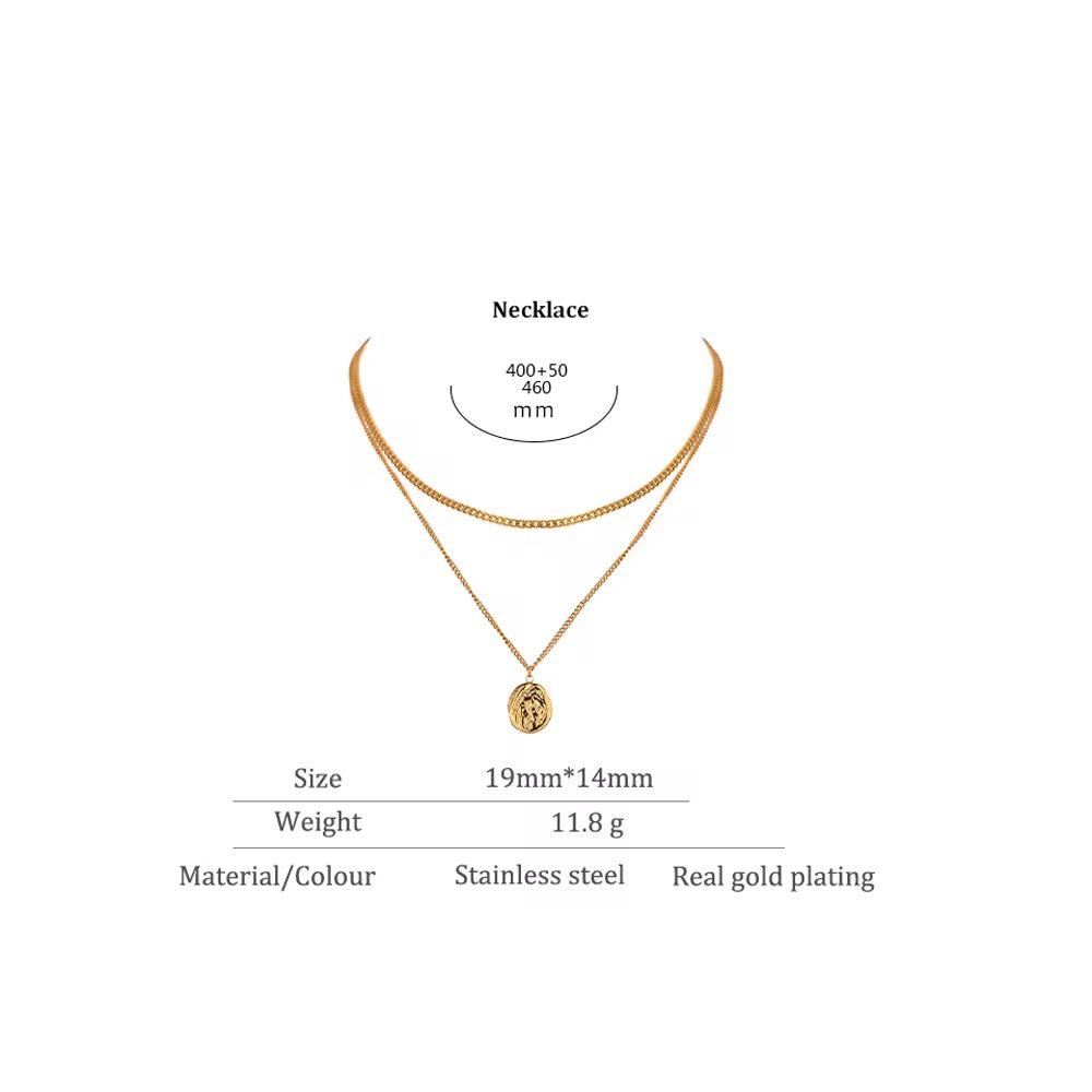 Layered Intentions Necklace - 18K Gold Plated Layered Necklace for Women | ENNVY