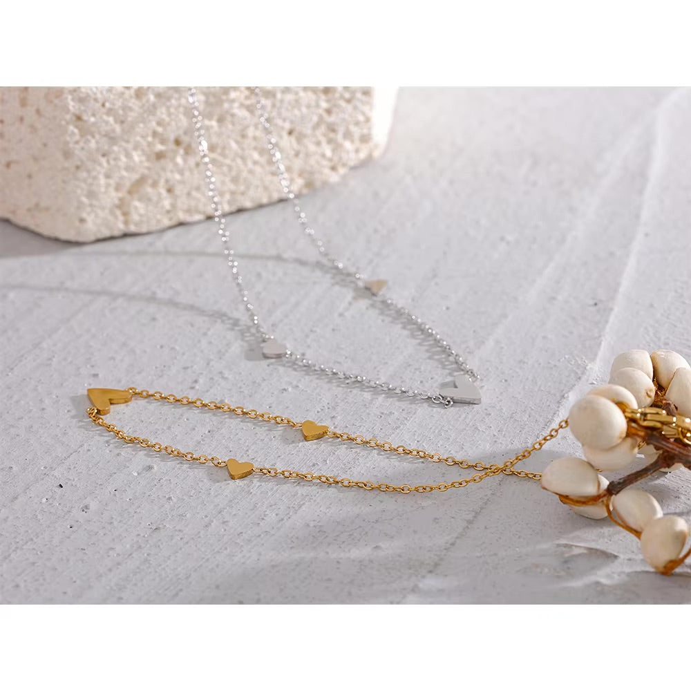 Love on Repeat Anklet - 18K Gold Plated Gold Anklet for Women | ENNVY