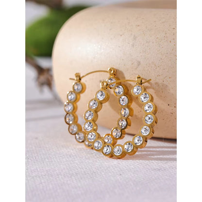 Every Bit of Her Hoops - 18K Gold Plated Hoop Earrings for Women | ENNVY