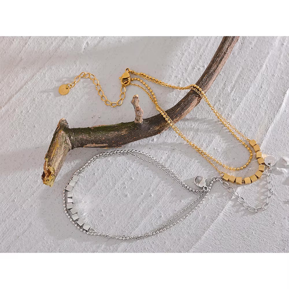 In Her Element Anklet - 18K Gold Plated Gold Anklet for Women | ENNVY
