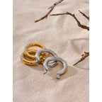 Basic, Actually Hoops - 18K Gold Plated Hoop Earrings for Women | ENNVY