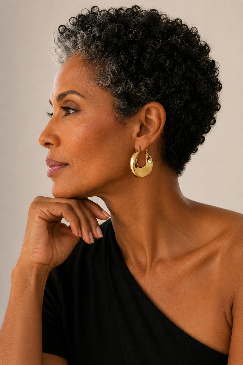 Bold Intent Hoops - 18K Gold Plated Hoop Earrings for Women | ENNVY