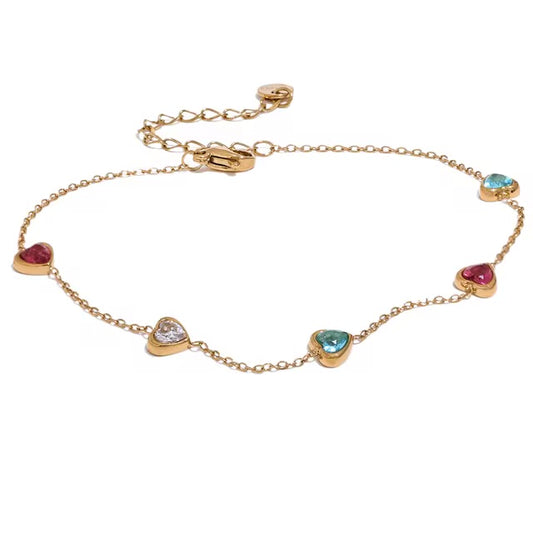 Love on Lock Anklet - 18K Gold Plated Gold Anklet for Women | ENNVY