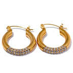 Basic, Actually Hoops - 18K Gold Plated Hoop Earrings for Women | ENNVY