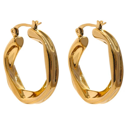 Heidi Hoops - 18K Gold Plated Hoop Earrings for Women | ENNVY