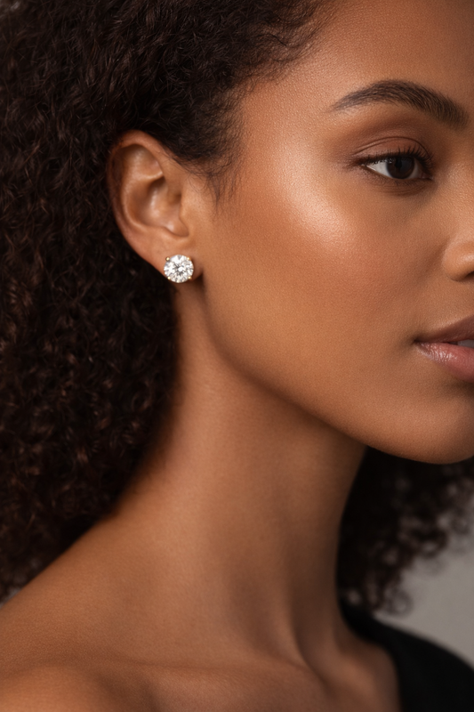 Pretty Without Permission Studs - 18K Gold Plated Stud Earrings for Women | ENNVY
