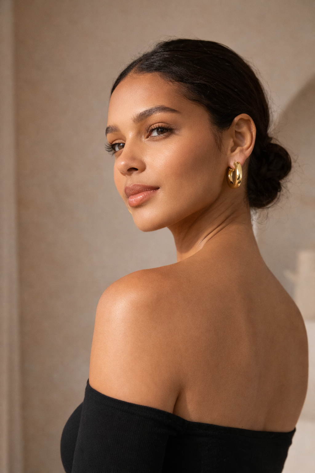Never Basic Hoops - 18K Gold Plated Hoop Earrings for Women | ENNVY