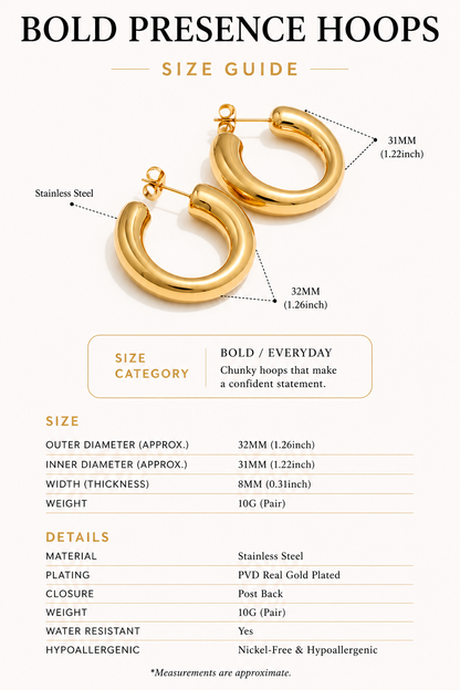 Bold Presence Hoops