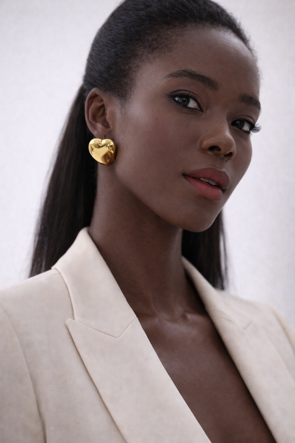 Locked in Love Studs - 18K Gold Plated Stud Earrings for Women | ENNVY