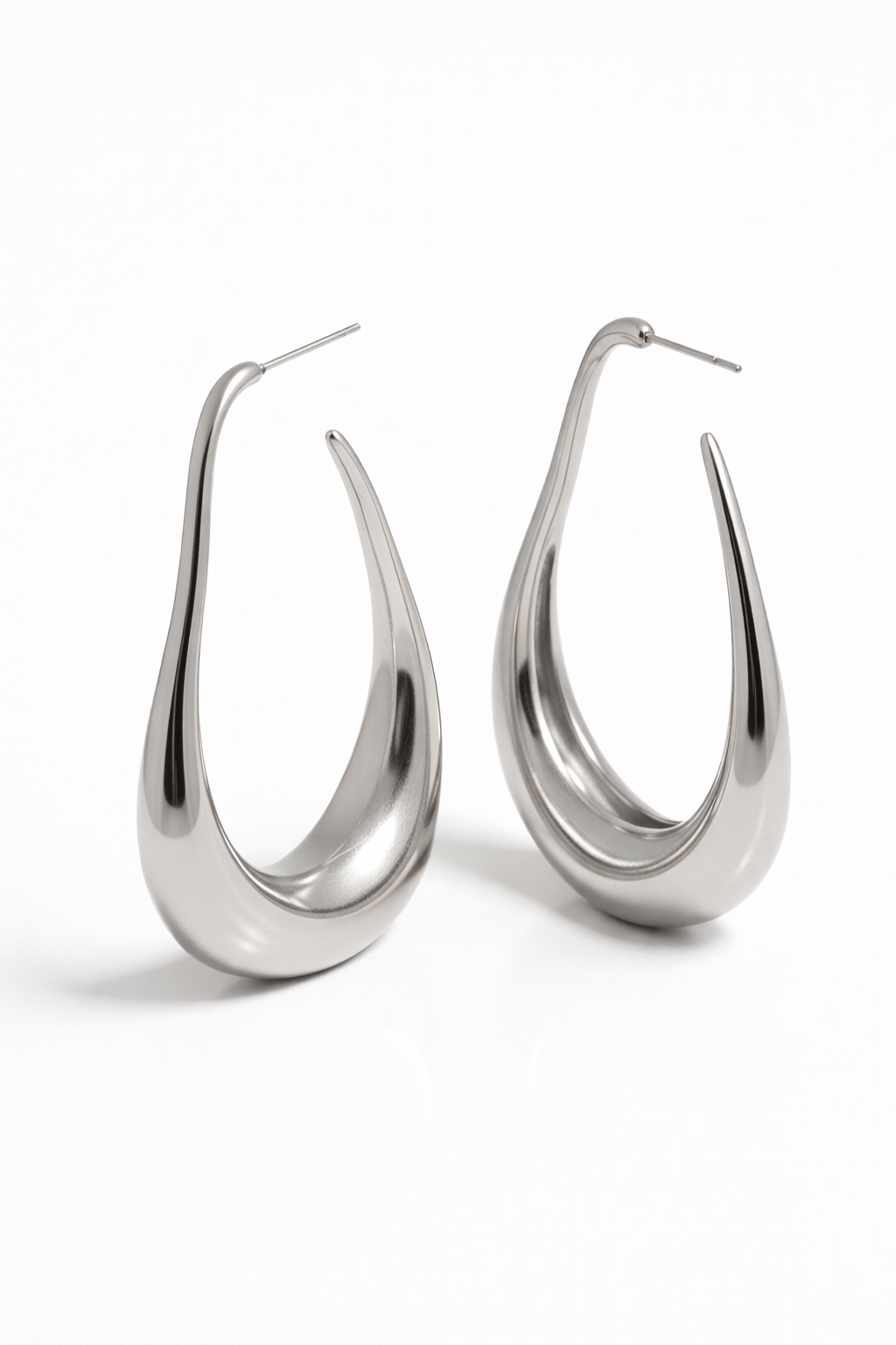 As Intended Hoops - 18K Gold Plated Hoop Earrings for Women | ENNVY