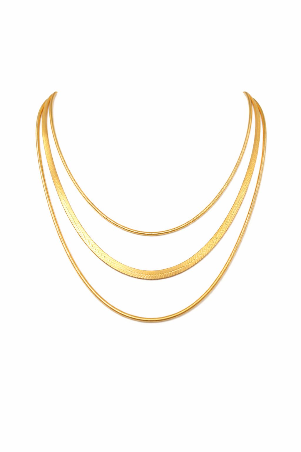 Chain Reaction Necklace - 18K Gold Plated Necklace for Women | ENNVY