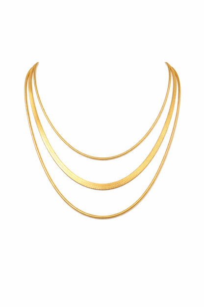 Chain Reaction Necklace - 18K Gold Plated Necklace for Women | ENNVY