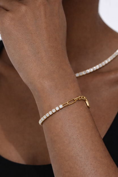 Pretty Without Permission Bracelet - 18K Gold Plated Chain Bracelet for Women | ENNVY