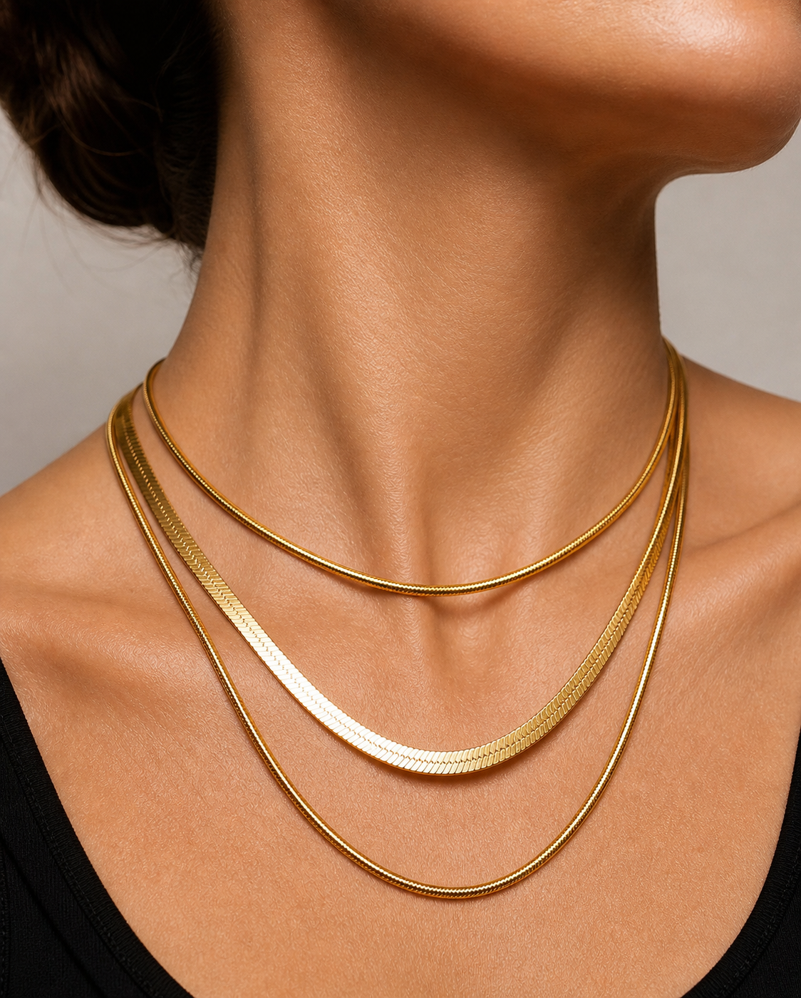 Chain Reaction Necklace - 18K Gold Plated Necklace for Women | ENNVY