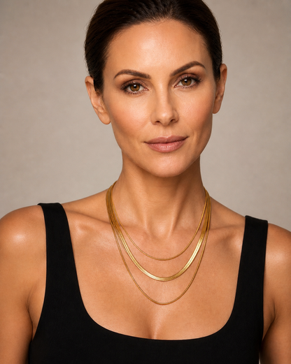 Chain Reaction Necklace - 18K Gold Plated Necklace for Women | ENNVY