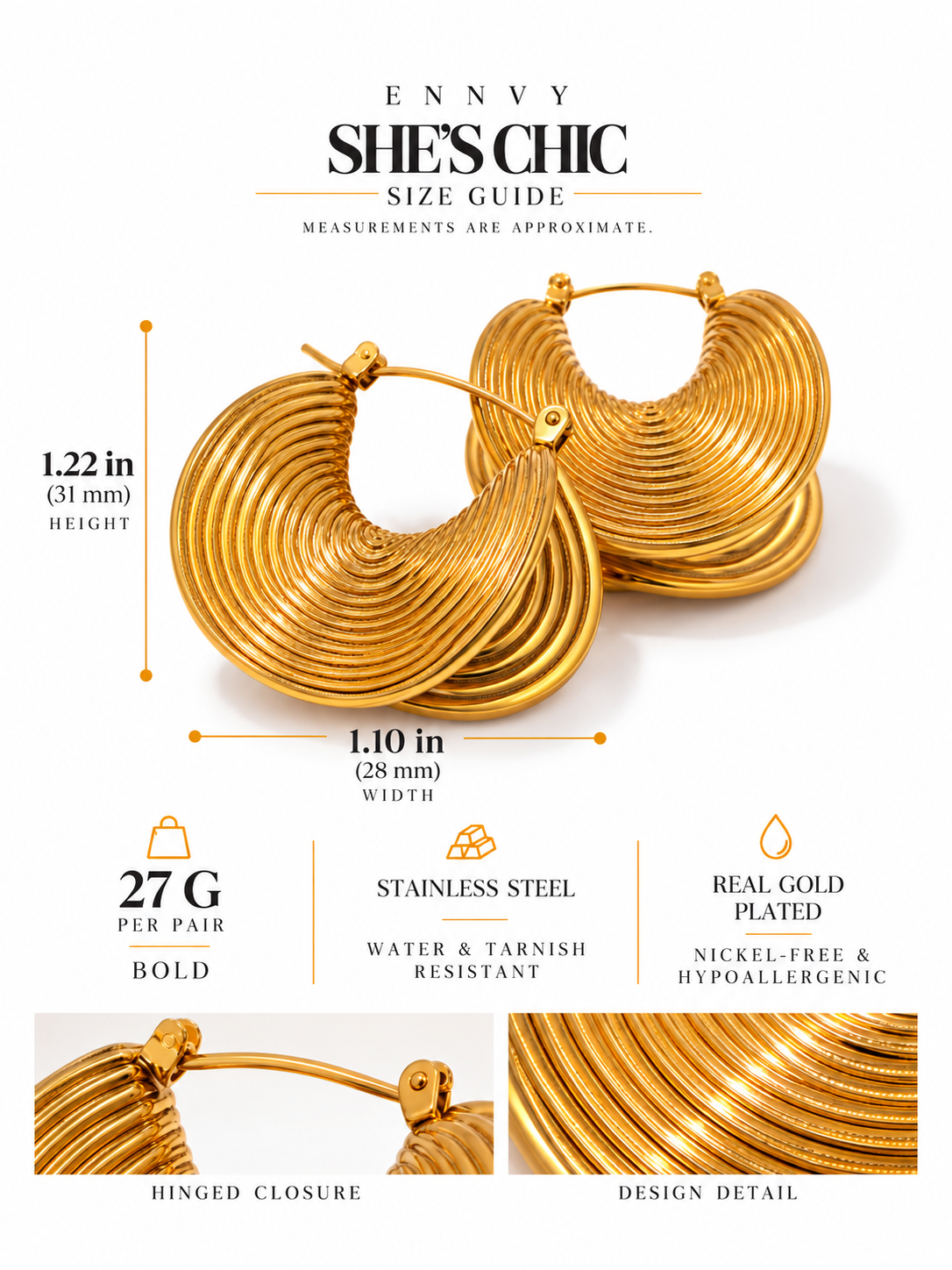 She's Chic Hoops