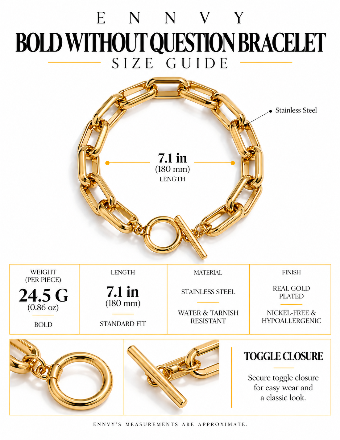 Bold Without Question Bracelet