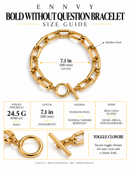 Bold Without Question Bracelet