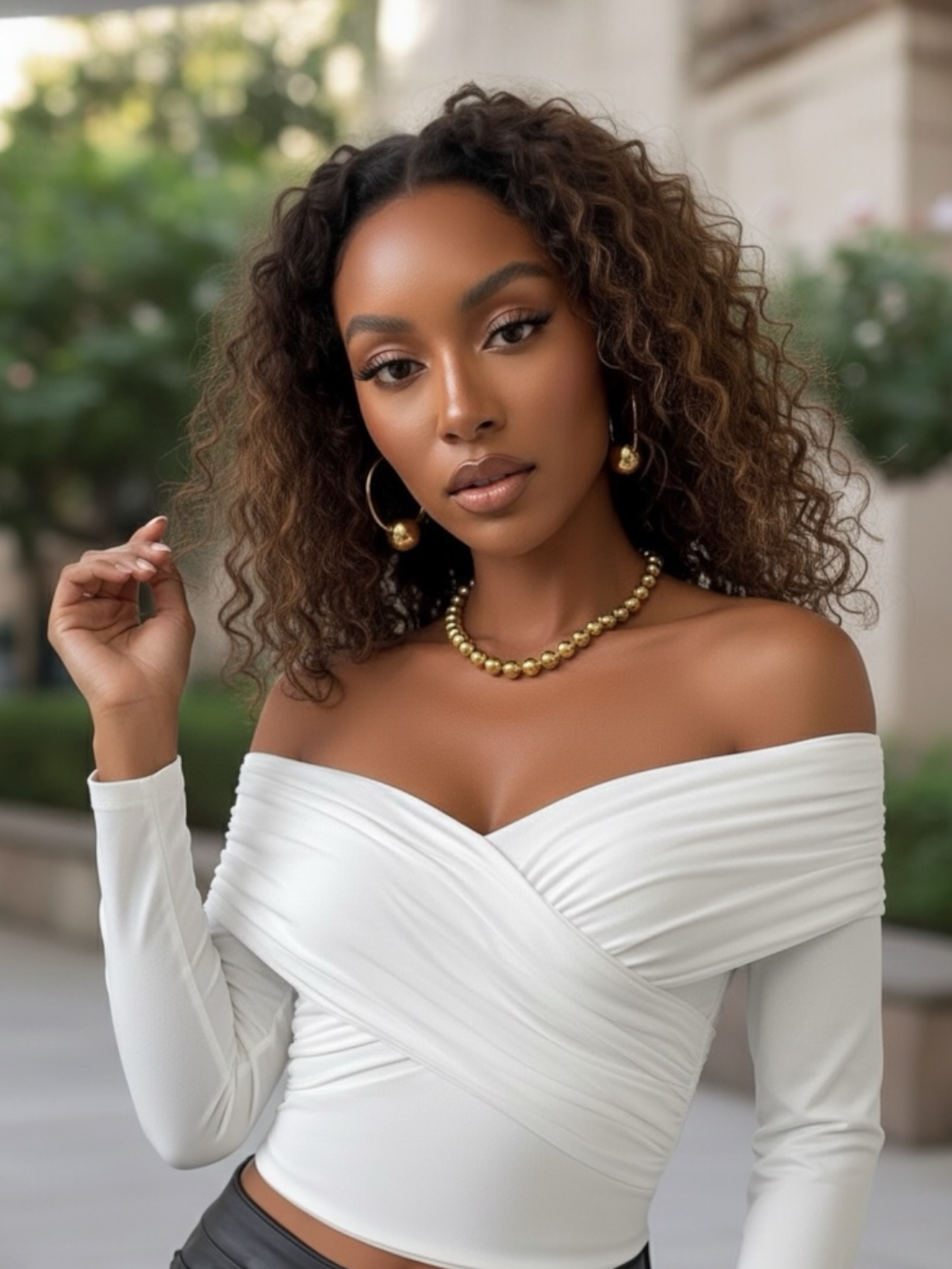She's A Vibe Hoops - 18K Gold Plated Hoop Earrings for Women | ENNVY