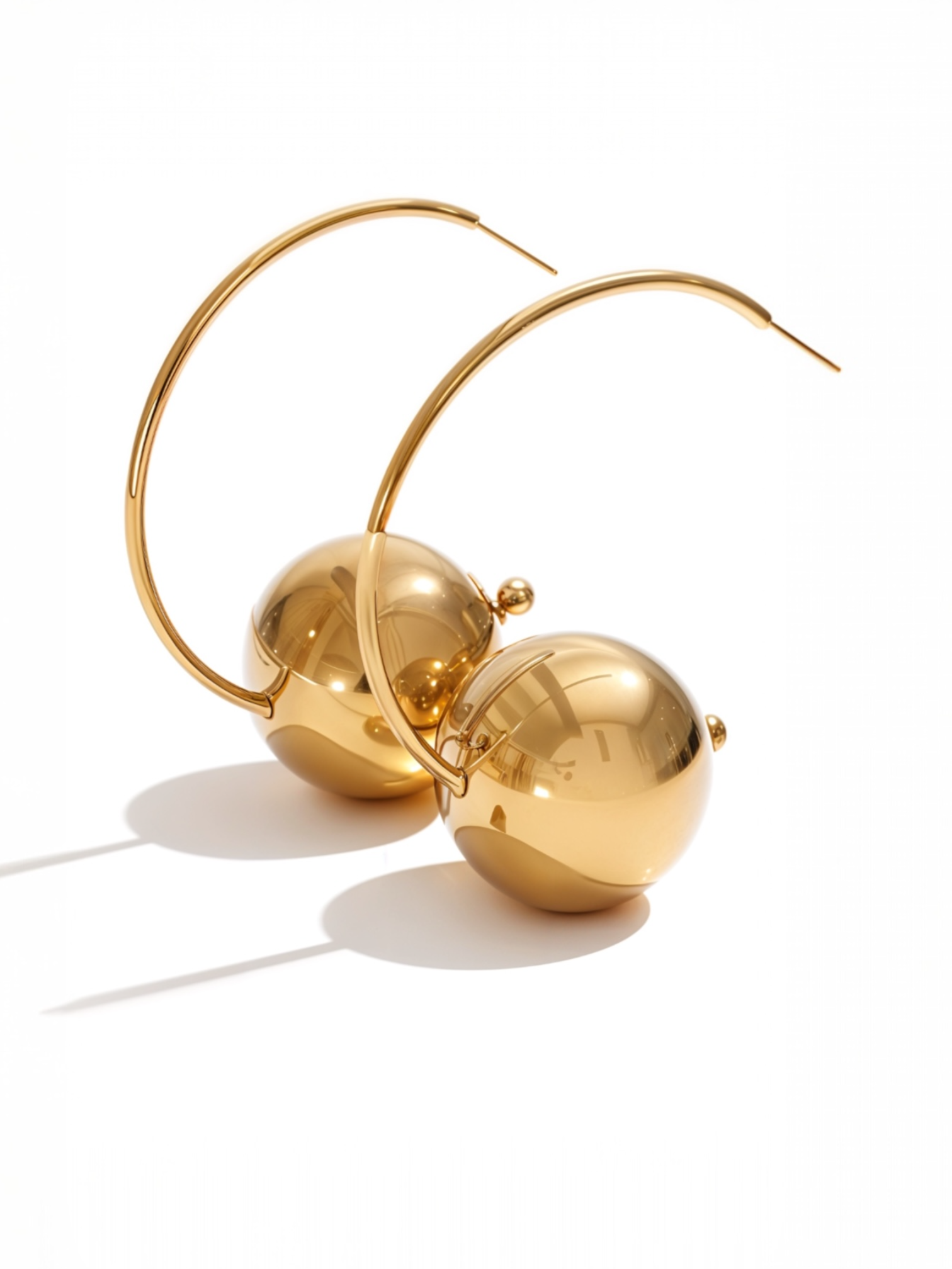 She's A Vibe Hoops - 18K Gold Plated Hoop Earrings for Women | ENNVY