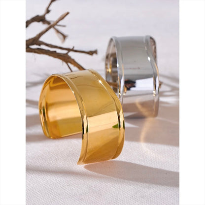 Zara Cuff Bracelet - 18K Gold Plated Cuff Bracelet for Women | ENNVY