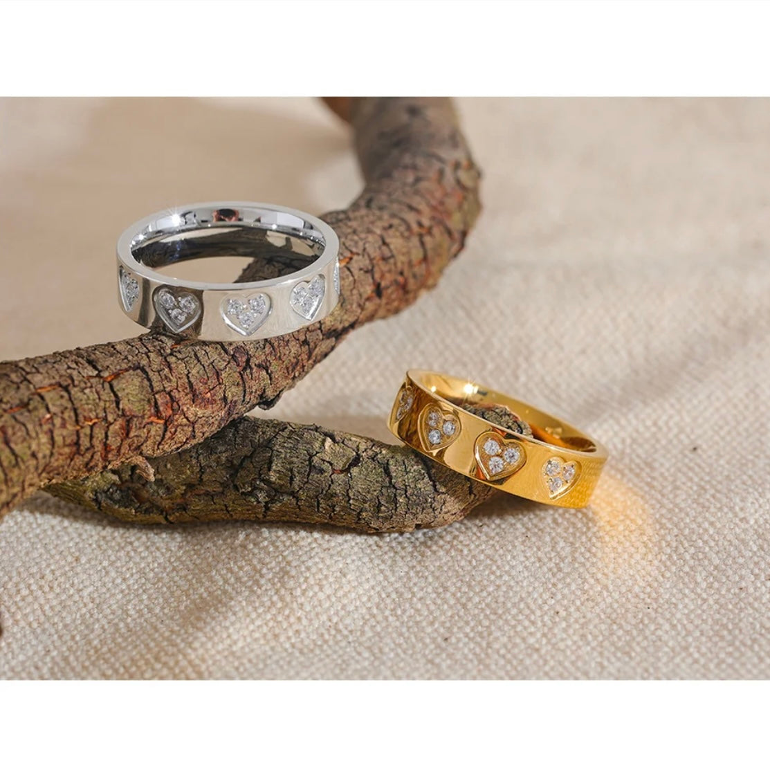 Modest Heart Ring