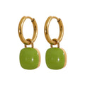 Bailey Drop Hoops - 18K Gold Plated Hoop Earrings for Women | ENNVY