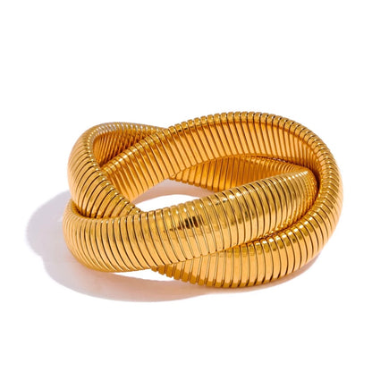 Zemora Bangle Bracelet - 18K Gold Plated Bangle Bracelet for Women | ENNVY
