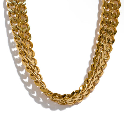 Bella Cuban Necklace - 18K Gold Plated Necklace for Women | ENNVY