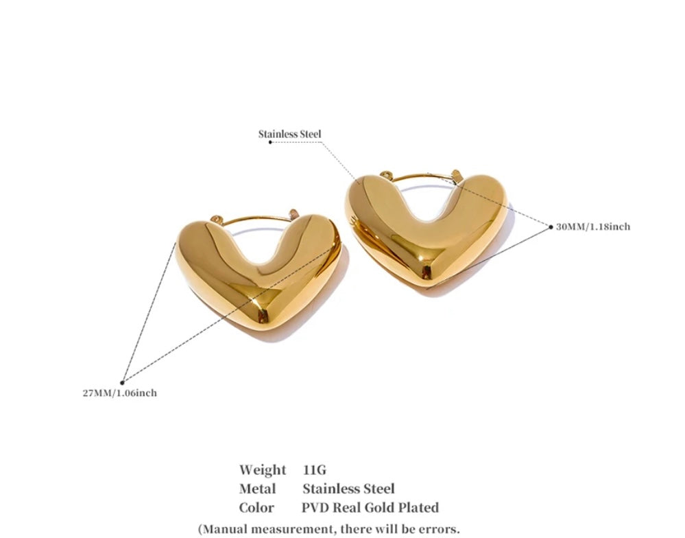 Amor Chunky Hoops