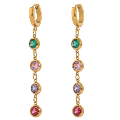 London Dangle Earrings - 18K Gold Plated Drop Earrings for Women | ENNVY
