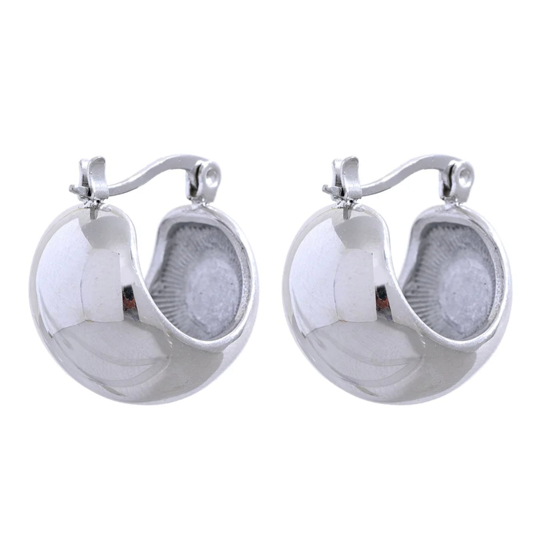 Bold Intentions Hoops - 18K Gold Plated Huggie Hoop Earrings for Women | ENNVY