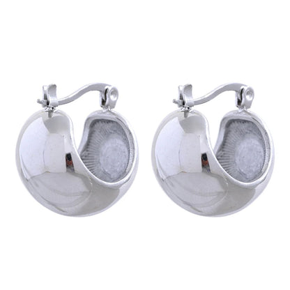 Bold Intentions Hoops - 18K Gold Plated Huggie Hoop Earrings for Women | ENNVY