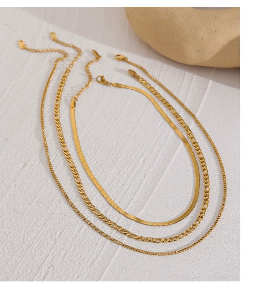 The Trinity Necklace - 18K Gold Plated Necklace for Women | ENNVY