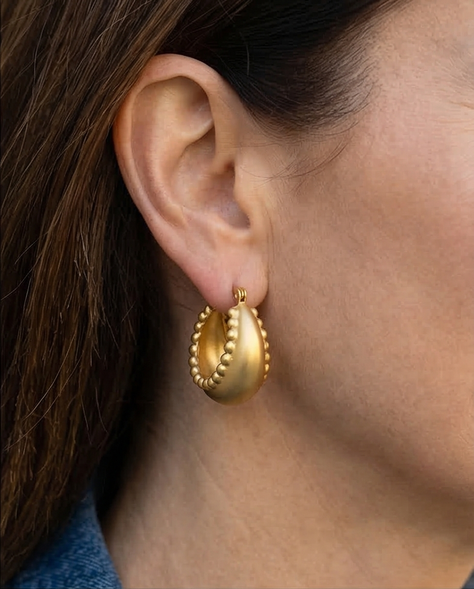 Just Because Hoops - 18K Gold Plated Jewelry for Women | ENNVY