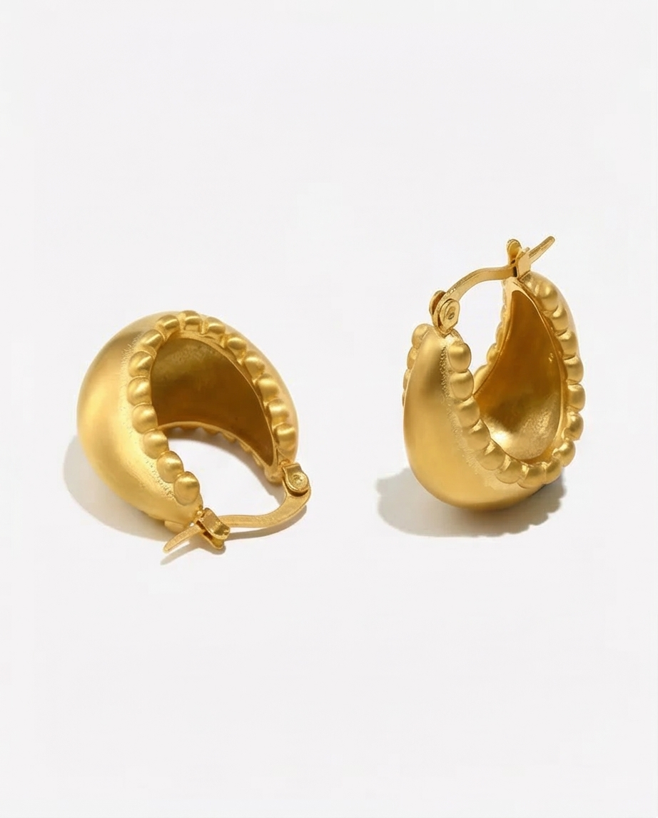 Just Because Hoops - 18K Gold Plated Jewelry for Women | ENNVY