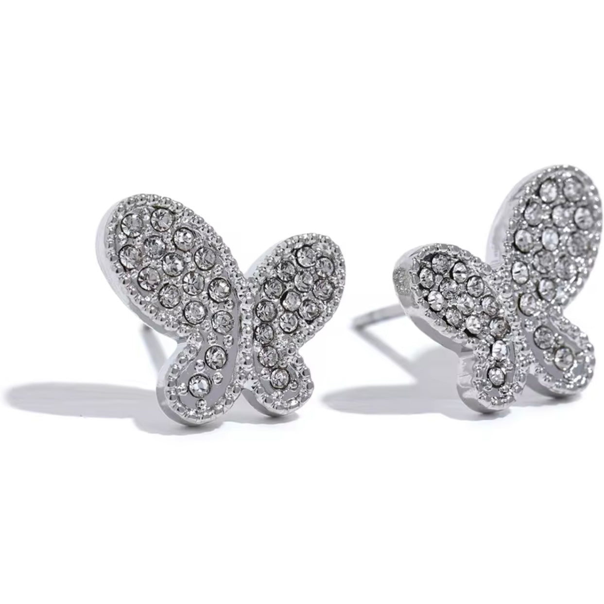 Butterfly Kiss Studs - 18K Gold Plated Stud Earrings for Women | ENNVY