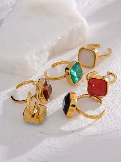 Blazing Confidence Ring - 18K Gold Plated Statement Ring for Women | ENNVY